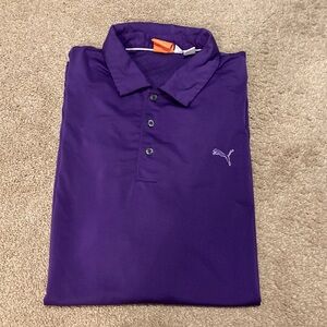 Puma Men's Vibrant Purple Polo